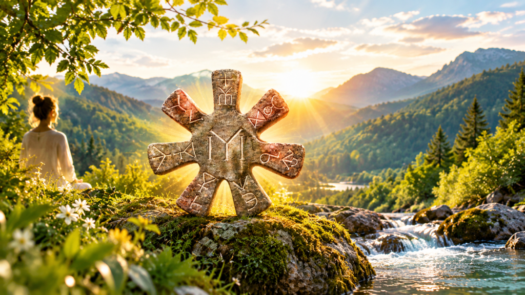 Mystical Valley Rune at Sunrise 1